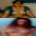 Woman curm