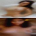 Long curvey woman legs open
