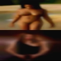 Chained large breasted women